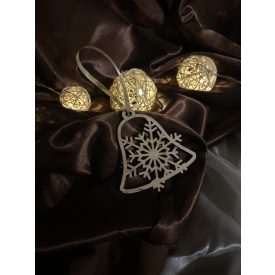 Harang alakú dísz hópehellyel