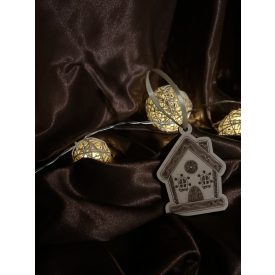 Házikó karácsonyfadísz